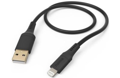 Kabel USB - Lightning HAMA Flexible 1.5 m Czarny