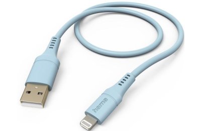 Kabel USB - Lightning HAMA Flexible 1.5 m Niebieski