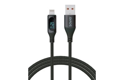 Kabel USB – Lightning SAVIO CL-173 1 m Czarny
