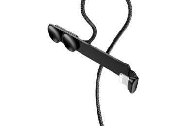 Kabel USB - Lightning USAMS Gaming U9 10W 1.5 m Czarny