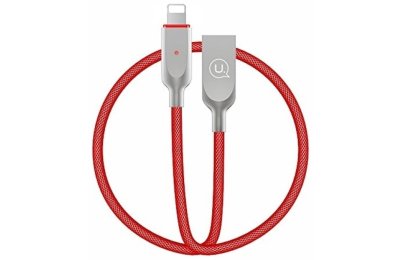Kabel USB - Lightning USAMS U-Sun 10W 1.9 m Czerwony
