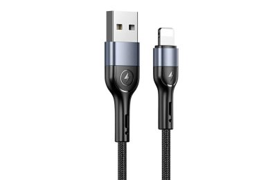 Kabel USB - Lightning USAMS U55 10W 1 m Czarny