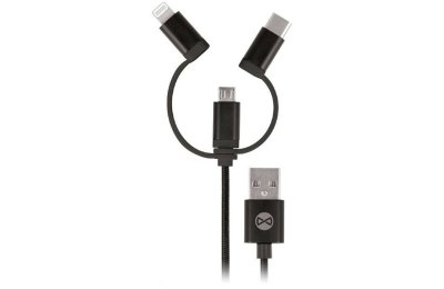 Kabel USB - Lightning/USB-C/Micro USB FOREVER 1 m