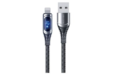 Kabel USB - Lightning WEKOME WDC-166 Sakin Series 1 m Szary