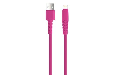 Kabel USB - Lightning XO KSA-L-1.526 2.1A 1.5 m Różowy