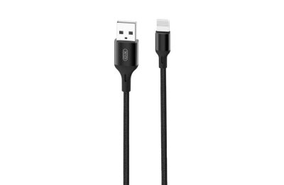 Kabel USB - Lightning XO NB143 2.4A 1 m Czarny