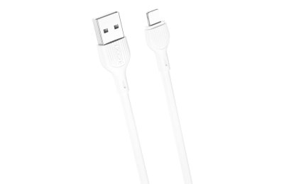 Kabel USB - Lightning XO NB200 2.1A 1 m Biały