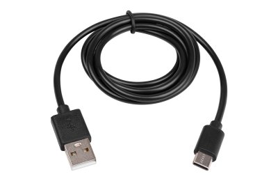 Kabel USB MASTERLED przewód USB-A na USB-C 10W 1m czarny