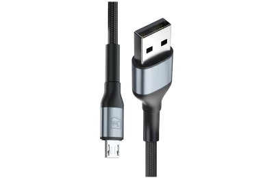 Kabel USB - Micro USB 3MK Hyper Cable N-Series 12W 1 m Czarny