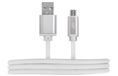 Kabel USB - Micro USB ARKAS MB-10 1m Biały