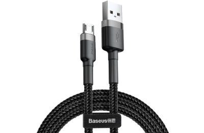 Kabel USB - Micro USB BASEUS Cafule 3 m Czarno-szary