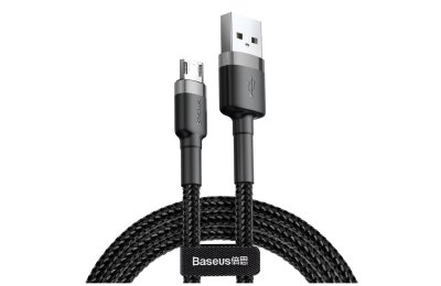 Kabel USB - Micro USB BASEUS Cafule CAMKLF-BG1 1 m Czarno-szary