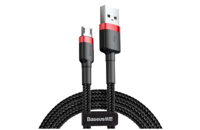 Kabel USB - Micro USB BASEUS Cafule CAMKLF-C91 2 m Czarno-czerwony