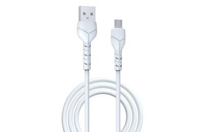 Kabel USB - Micro USB DEVIA Kintone 2.1A 1 m Biały