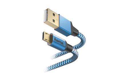 Kabel USB - Micro USB HAMA Reflected 1.5 m