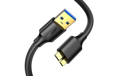 Kabel USB - Micro USB UGREEN US130 0.5 m Czarny