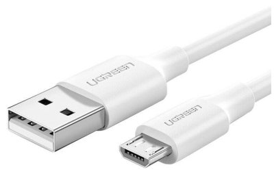 Kabel USB - Micro USB UGREEN US289 12W 1 m Biały