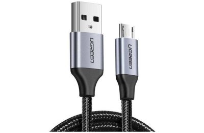 Kabel USB - Micro USB UGREEN US290 12W 3 m Czarny