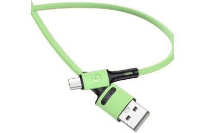 Kabel USB - Micro USB USAMS SJ435USB02 U52 10W 1 m Zielony