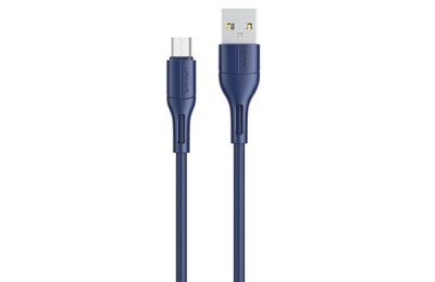 Kabel USB - Micro USB USAMS SJ502USB03 U68 1 m Niebieski