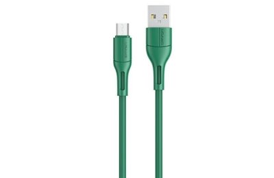 Kabel USB - Micro USB USAMS SJ502USB04 U68 1 m Zielony