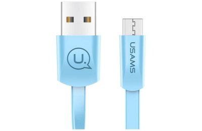 Kabel USB - Micro USB USAMS U2 US-SJ201 10W 1.2 m Niebieski