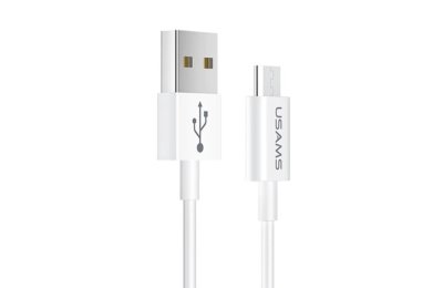 Kabel USB - Micro USB USAMS U23 10W 1 m Bialy