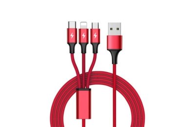 Kabel USB - Micro USB/USB-C/Lightning UNITEK 1.2 m