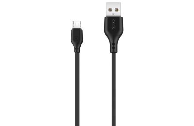 Kabel USB - Micro USB XO NB103 2.1A 1 m Czarny