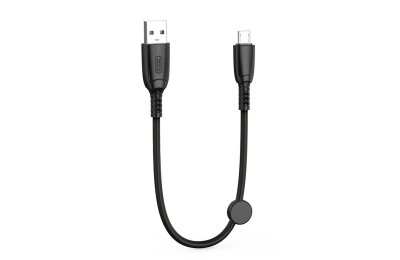 Kabel USB - Micro USB XO NB247 6A 0.25 m Czarny