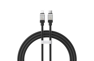 Kabel USB Typ-C - Lightning BASEUS CoolPlay 20W 1 m Czarny
