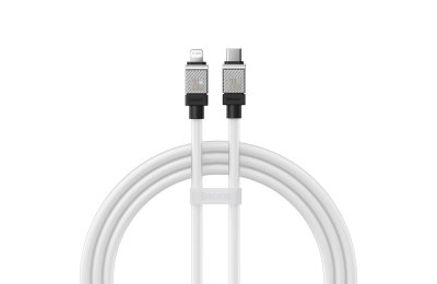 Kabel USB Typ-C - Lightning BASEUS CoolPlay Series 20W 1 m Biały