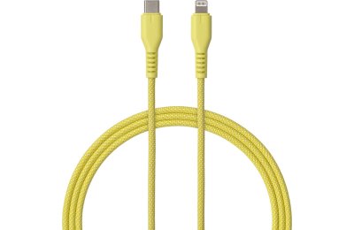 Kabel USB Typ-C - Lightning QUALO Ultimate QKN-CL-05 1.5 m Żółty