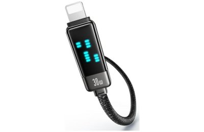 Kabel USB Typ-C - Lightning USAMS SJ743 1.2 m Czarny