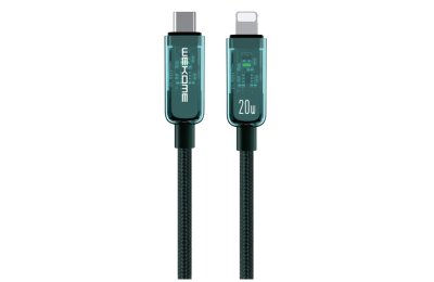 Kabel USB Typ-C - Lightning WEKOME WDC-181 Vanguard Series PD 20W 1 m Zielony