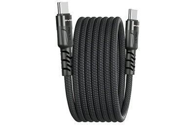 Kabel USB Typ-C - USB Typ-C AWEI CL-166T Czarny