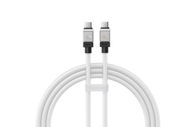 Kabel USB Typ-C - USB Typ-C BASEUS CoolPlay 100W 2 m Biały
