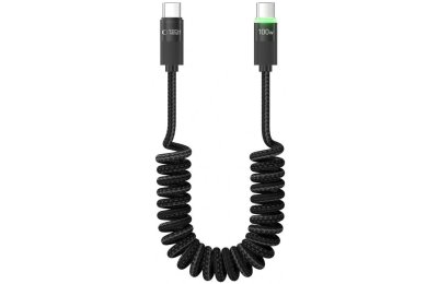 Kabel USB Typ-C - USB Typ-C TECH-PROTECT UB20T Ultraboost 100W 1.8 m Czarny