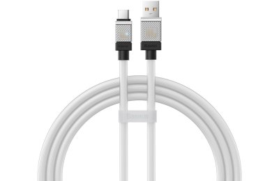 Kabel USB - USB-C BASEUS CoolPlay 100W 1 m Biały