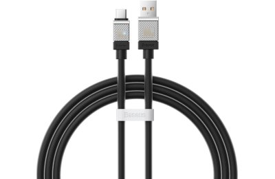 Kabel USB - USB-C BASEUS CoolPlay 100W 1 m Czarny