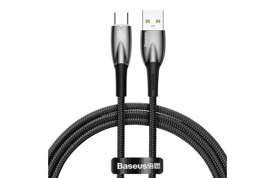 Kabel USB - USB-C BASEUS Glimmer 100W 1 m Czarny