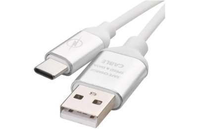 Kabel USB - USB-C EMOS SM7025W 1 m Biały