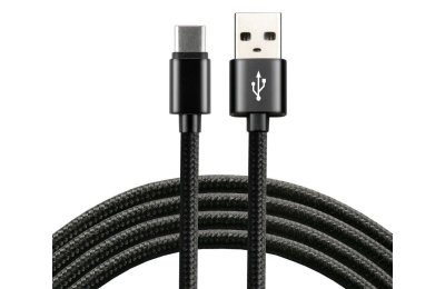 Kabel USB - USB-C EVERACTIVE CBB-2CB 2 m Czarny