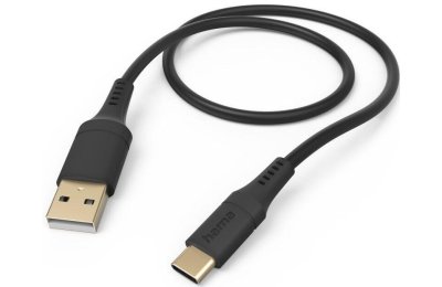 Kabel USB - USB-C HAMA Flexible 1.5m Czarny