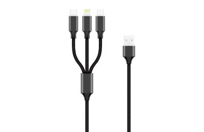 Kabel USB - USB-C/Lightning/Micro USB FOREVER 1,2 m