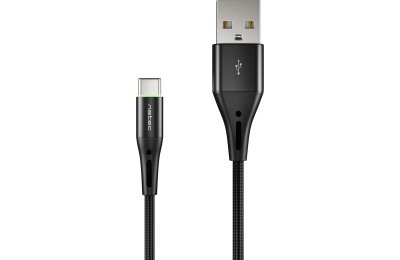 Kabel USB - USB-C NATEC Prati 1 m Czarny