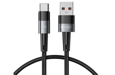 Kabel USB - USB-C TECH-PROTECT UltraBoost 66W/6A 0.5m Szary