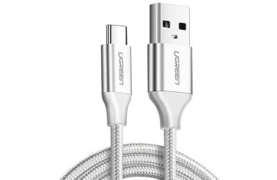 Kabel USB - USB-C UGREEN US288 15W 3 m Biały