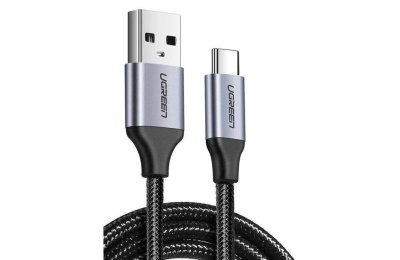 Kabel USB - USB-C UGREEN US288 15W 3 m Czarny