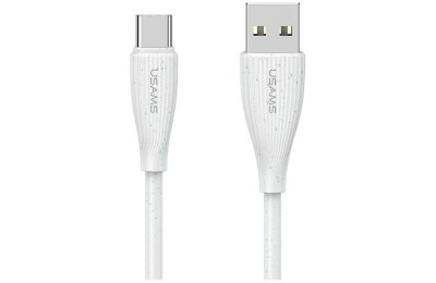 Kabel USB - USB-C USAMS Green Series SJ714 18W 1 m Biały
